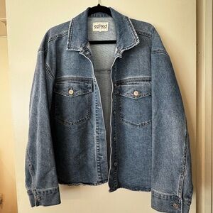 Edited Blue Shirt Denim Jacket